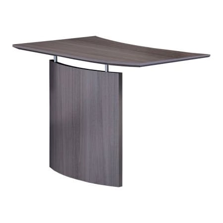 Safco Safco Medina Right Hand Bridge 48"W x 24"D x 29-1/2"H Gray Steel MNBDGRLGS